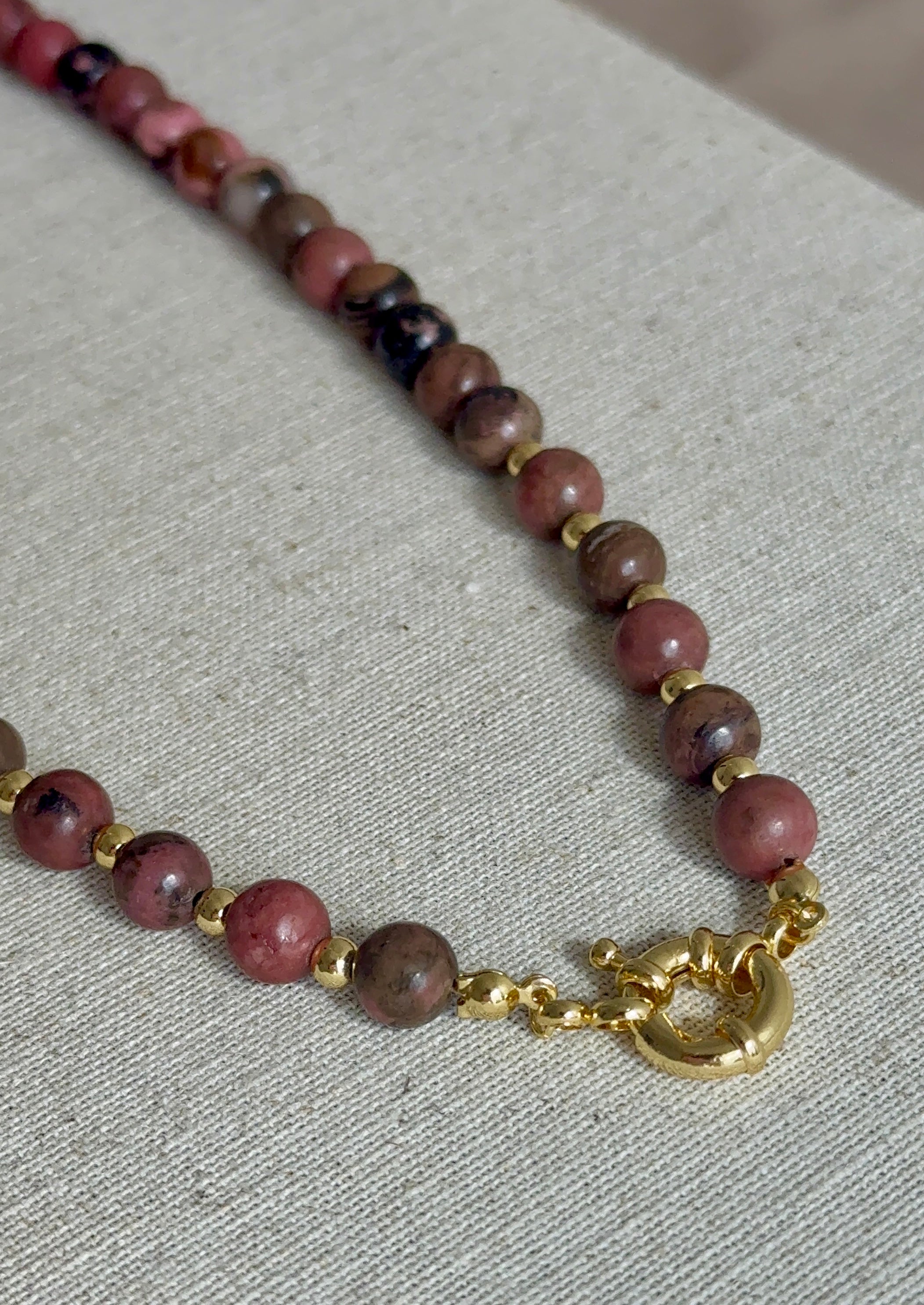 Madeline Bead Necklace | Gold