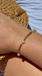 The Harbor Pearl Bracelet | Gold