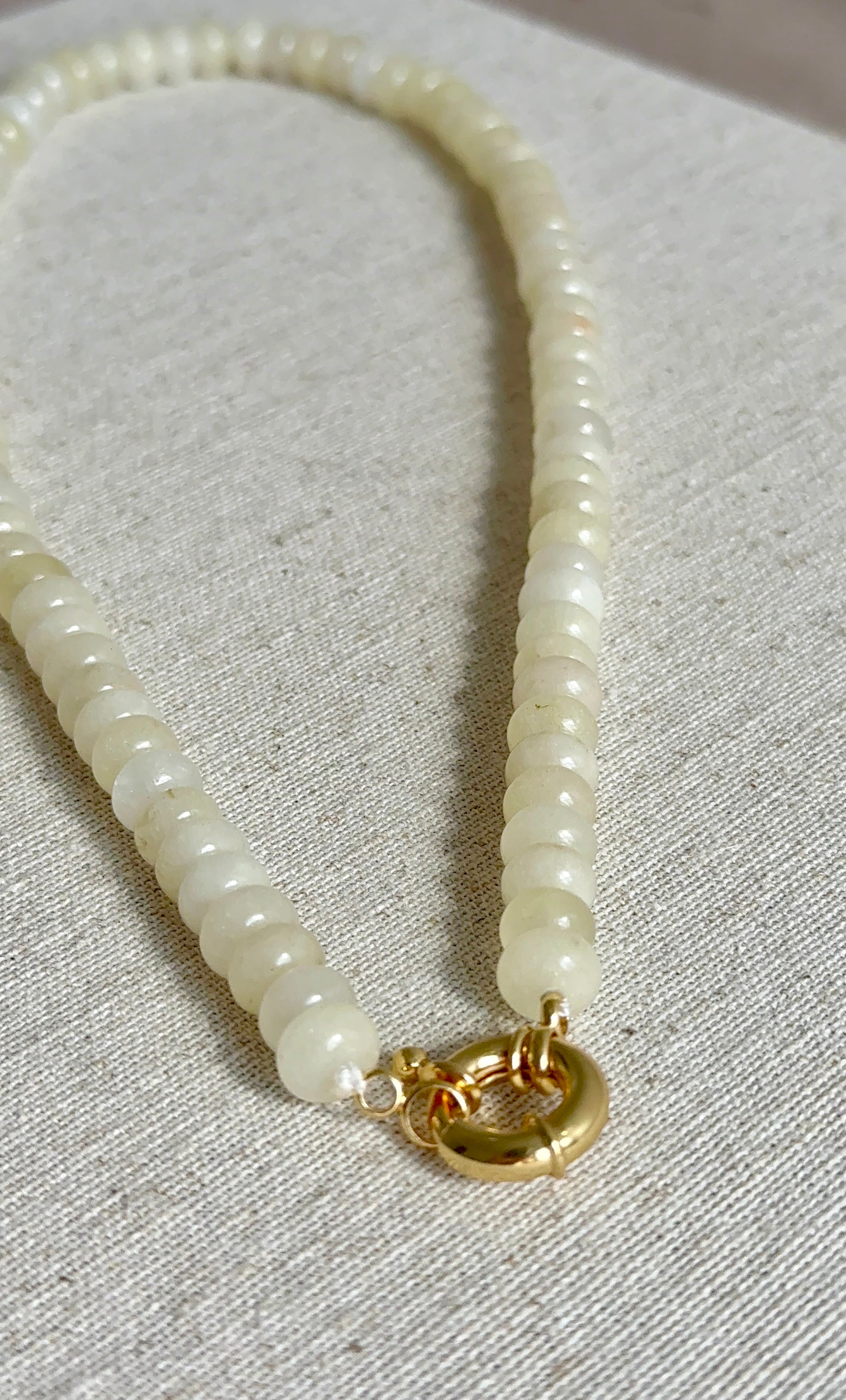 Kate Bead Necklace | Gold
