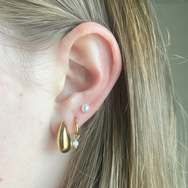 Kit Teardrop Earrings | Gold