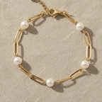 The Harbor Pearl Bracelet | Gold