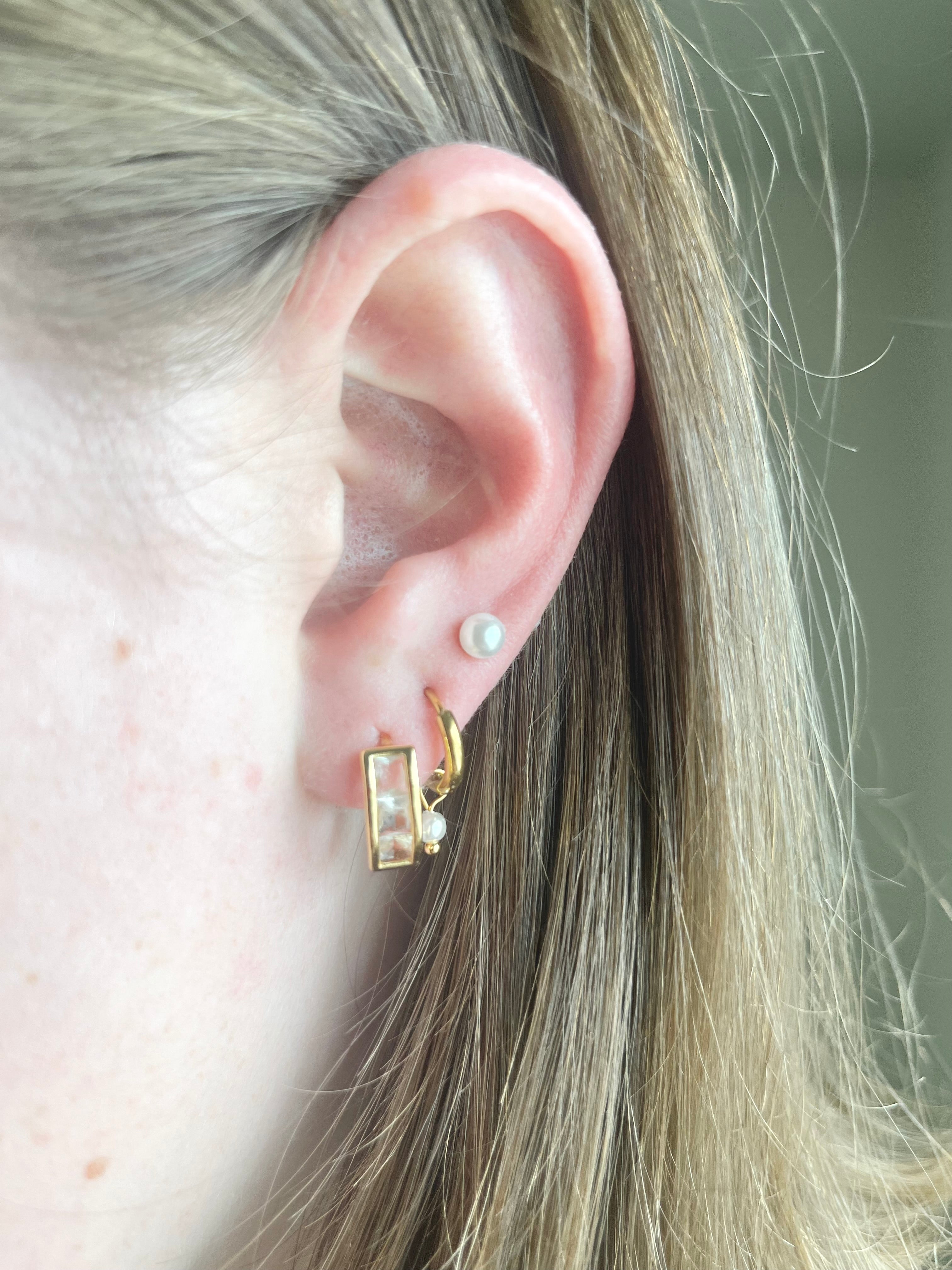 Jo Huggie Hoops | Gold & Silver
