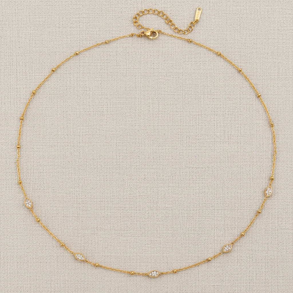 Coastal Layers Necklace Set | Gold