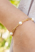 The Harbor Pearl Bracelet | Gold