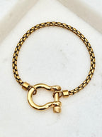 Billie Buckle Bracelet | Gold