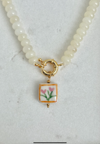Kate Bead Necklace | Gold