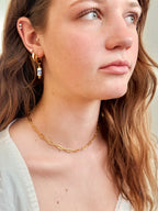 Beth Link Necklace | Gold