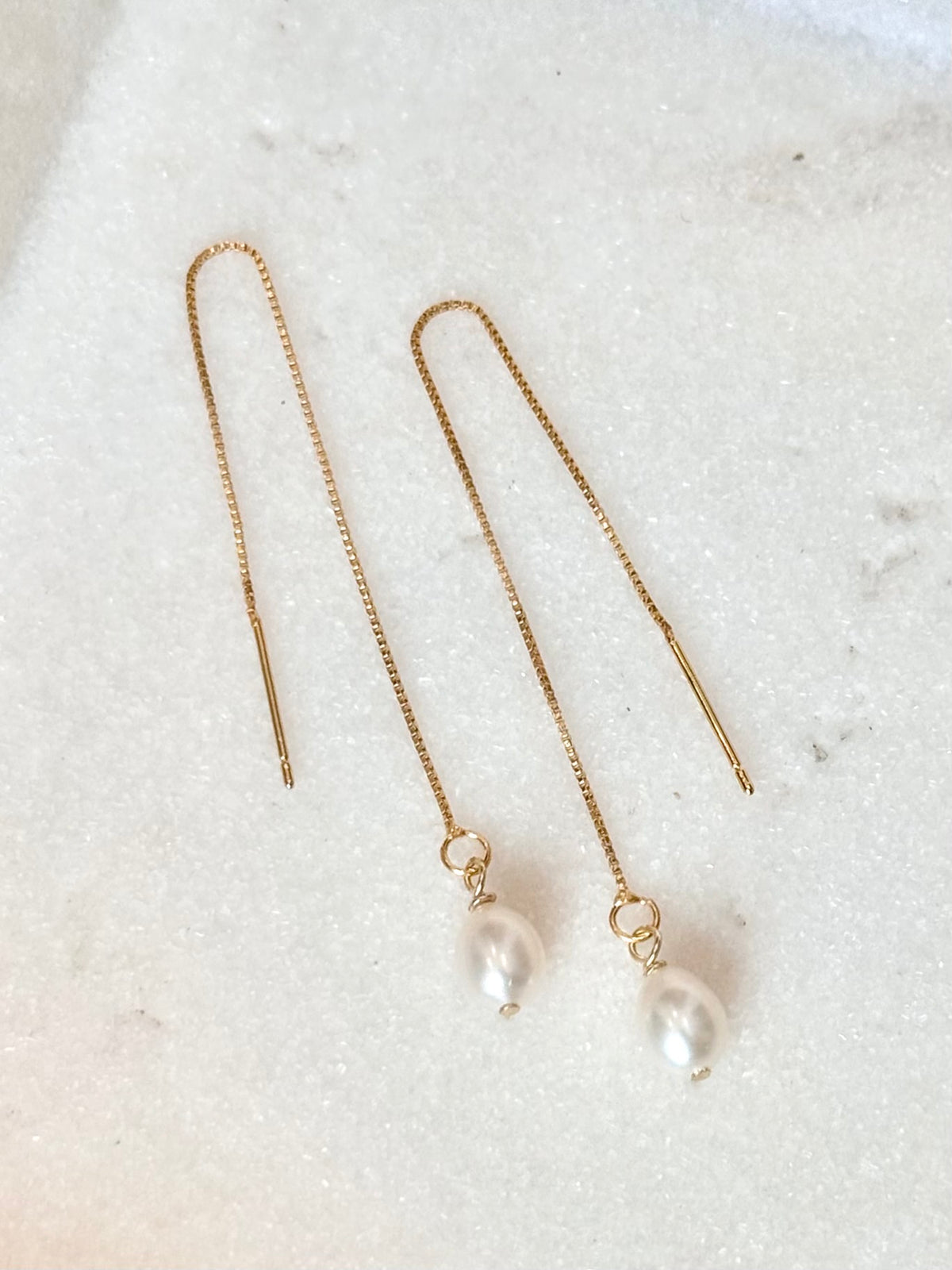 Eloise Dangle Pearl Earrings