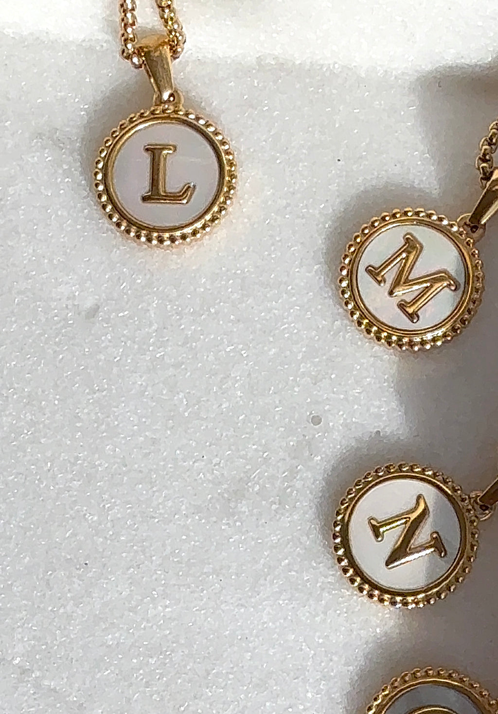 Sage Initial Necklace | Gold