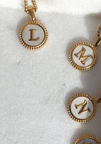 Sage Initial Necklace | Gold