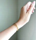 Molly Link Bracelet | Gold