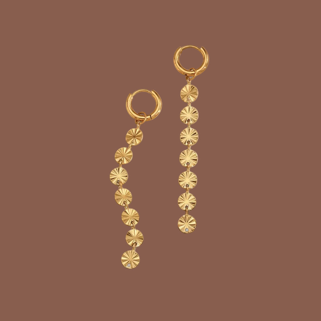 Lottie Burst Earrings | Gold