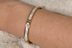 Goldie Pearl Bangle | Gold