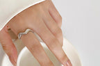 Amy Wave Ring | Silver