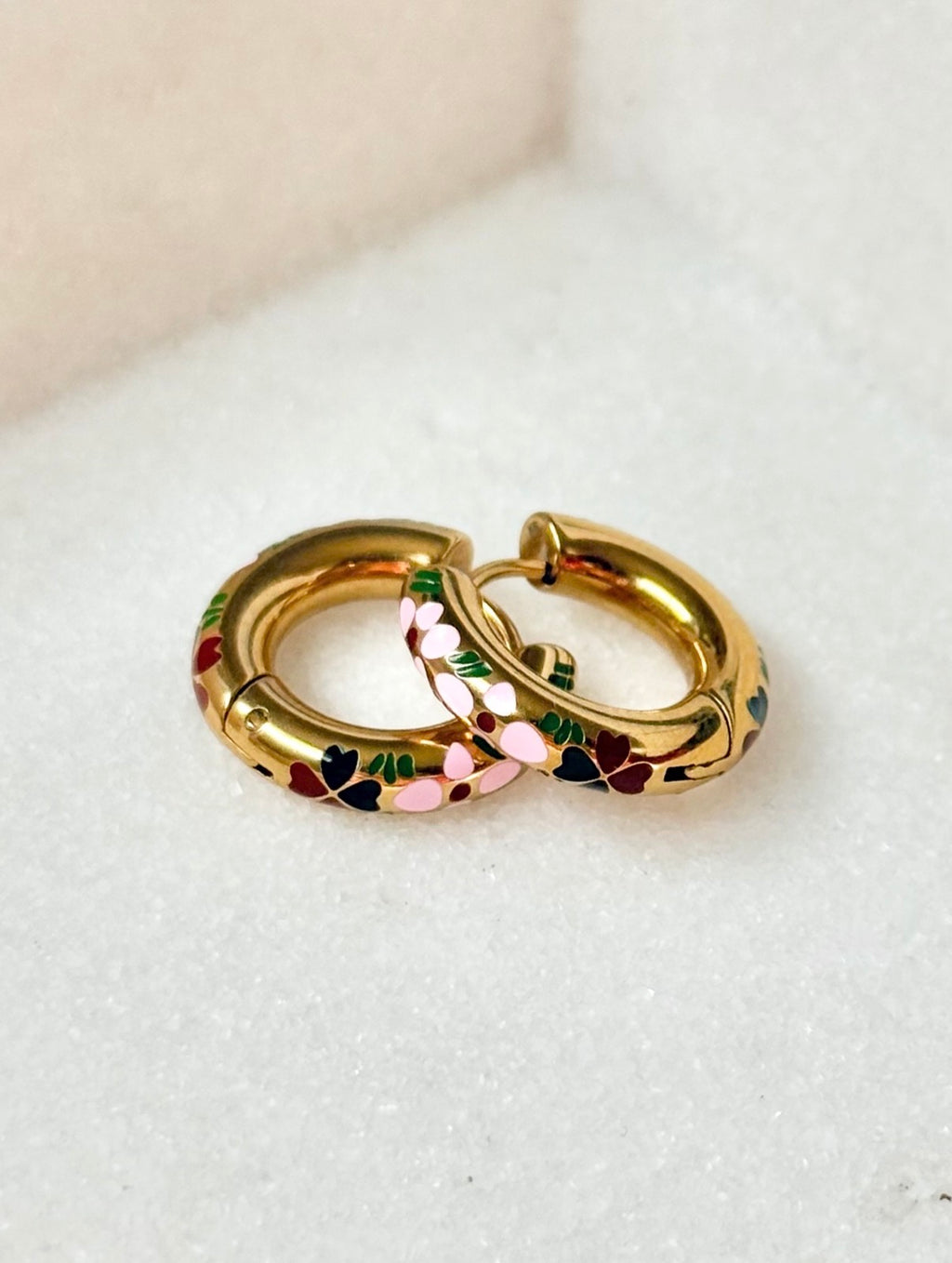 Petal Gold Hoops | Gold