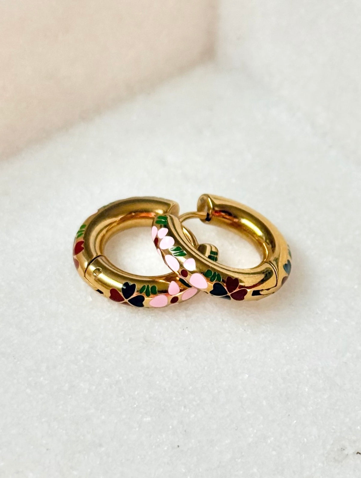 Petal Gold Hoops | Gold