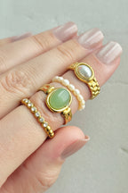 Chessy Pearl Ring | Gold