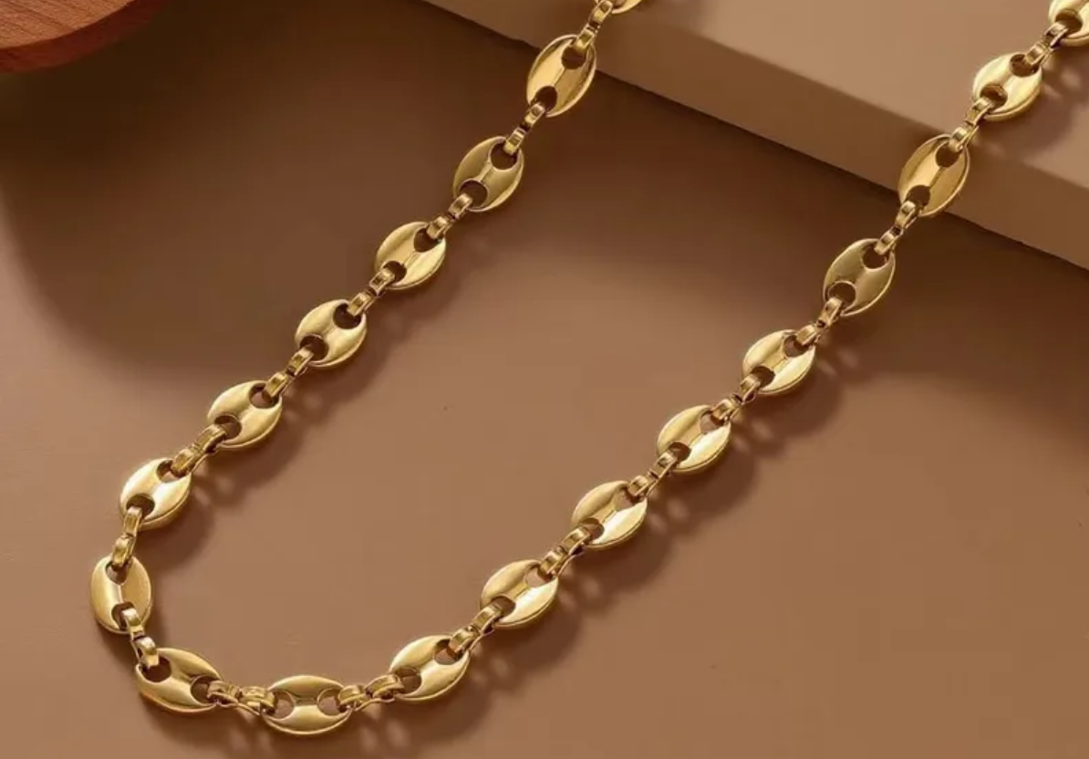 Charlie Bean Necklace | Gold