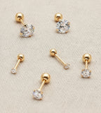 Georgiana Earring Set | Gold