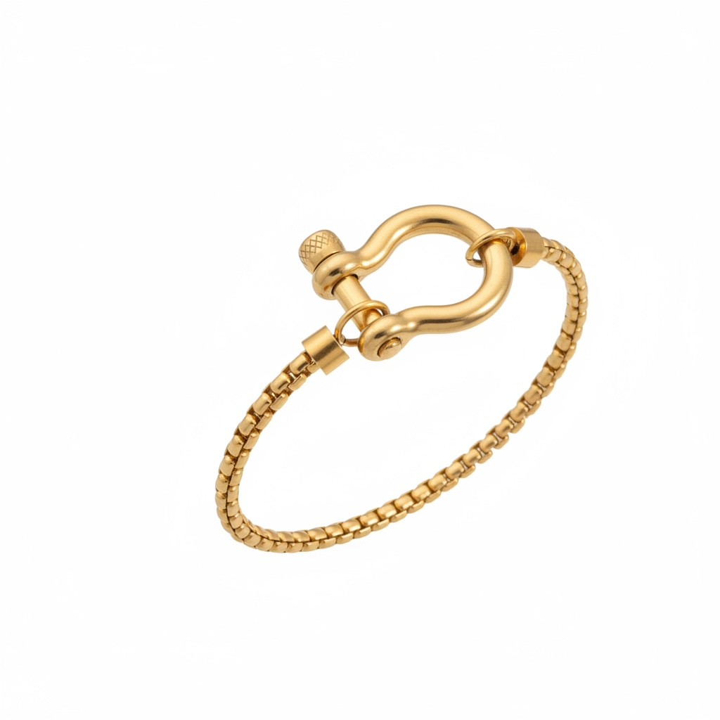Billie Buckle Bracelet | Gold
