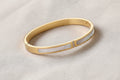 Goldie Pearl Bangle | Gold