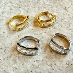 Jo Huggie Hoops | Gold & Silver