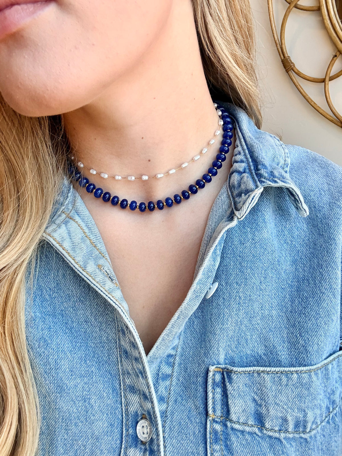 Blue Bird Necklace