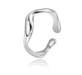 Amy Wave Ring | Silver