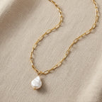 Delilah Pearl Necklace | Gold & Silver