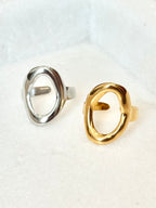 Halo Ring | Gold & Silver
