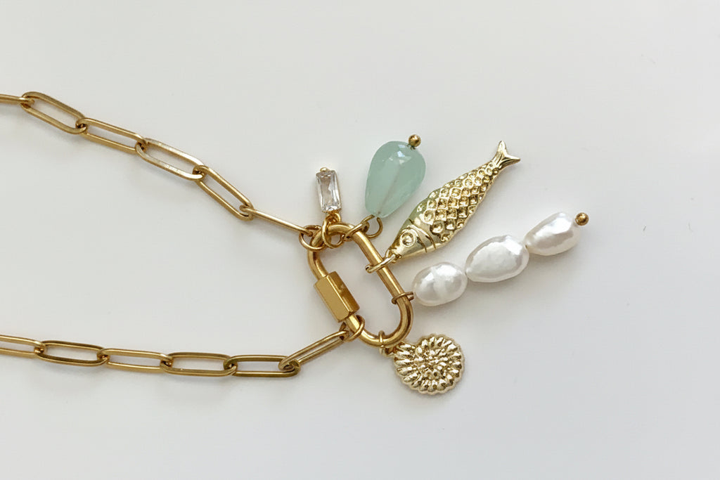 Beach Memory Charm Necklace