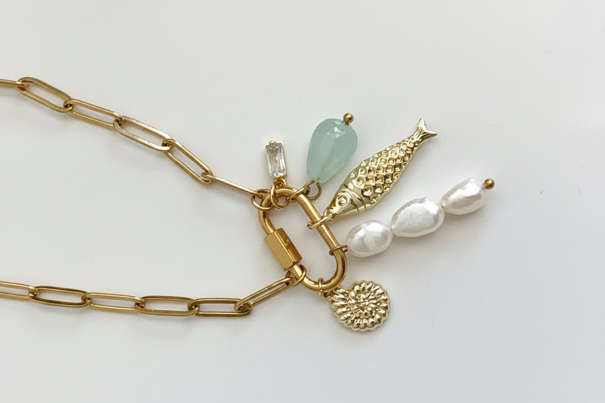 Beach Memory Charm Necklace