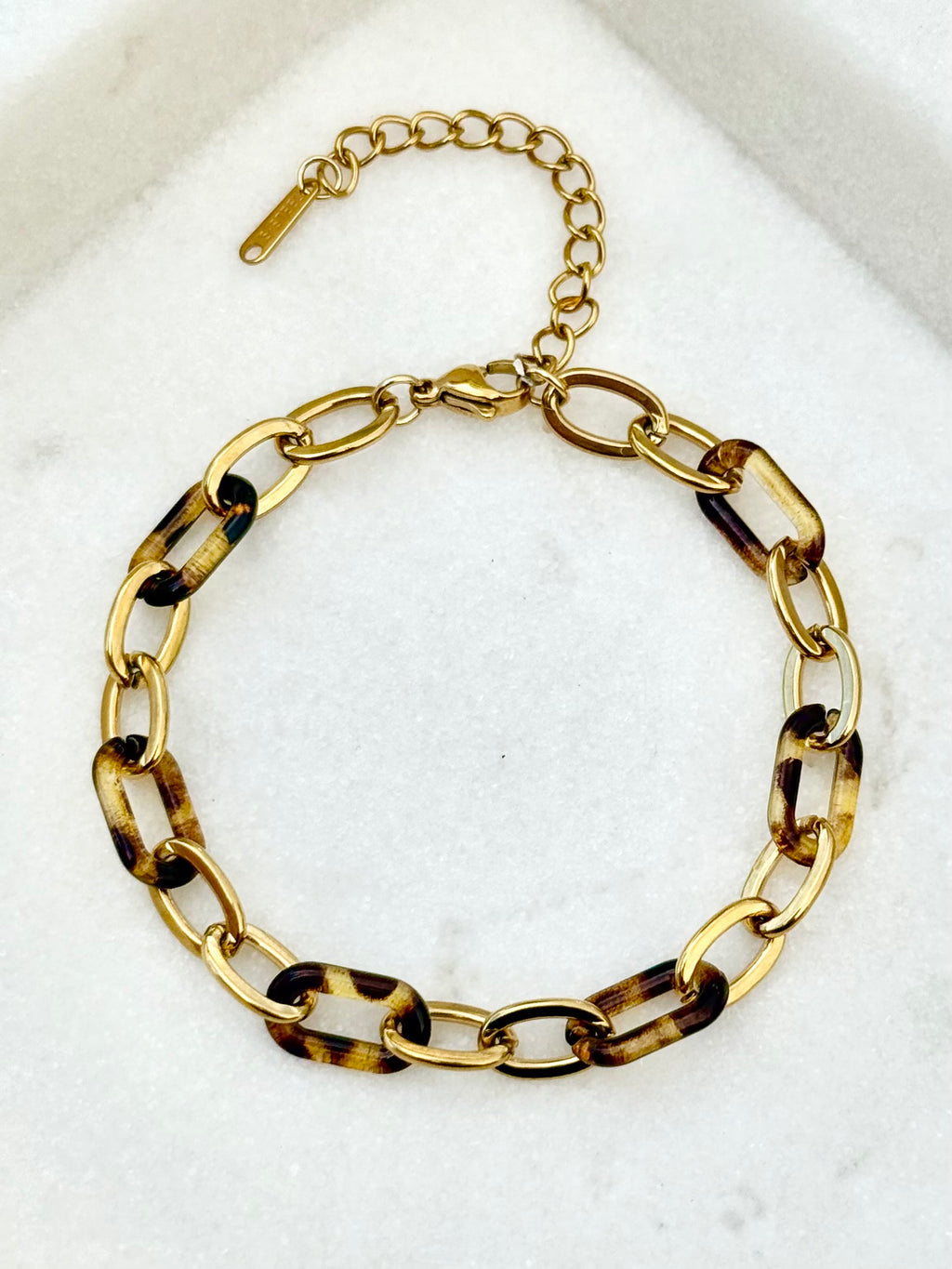 Tatum Leopard Bracelet | Gold