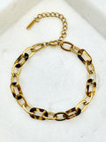Tatum Leopard Bracelet | Gold