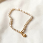 Ida Heart Necklace | Gold