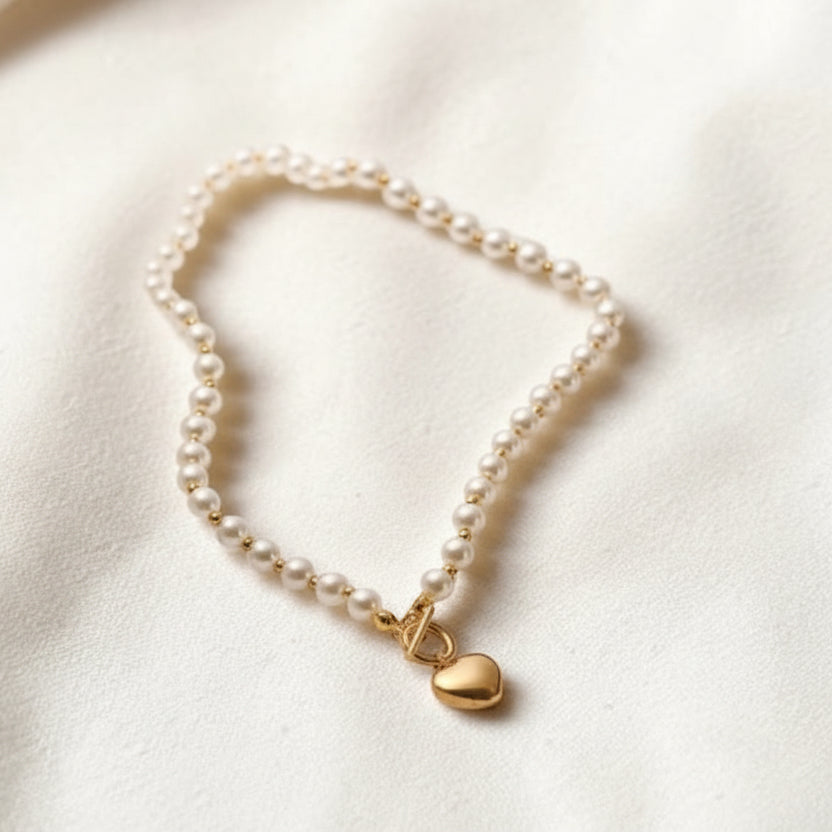 Ida Heart Necklace | Gold