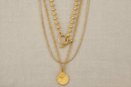 Ella Coin Necklace | Gold