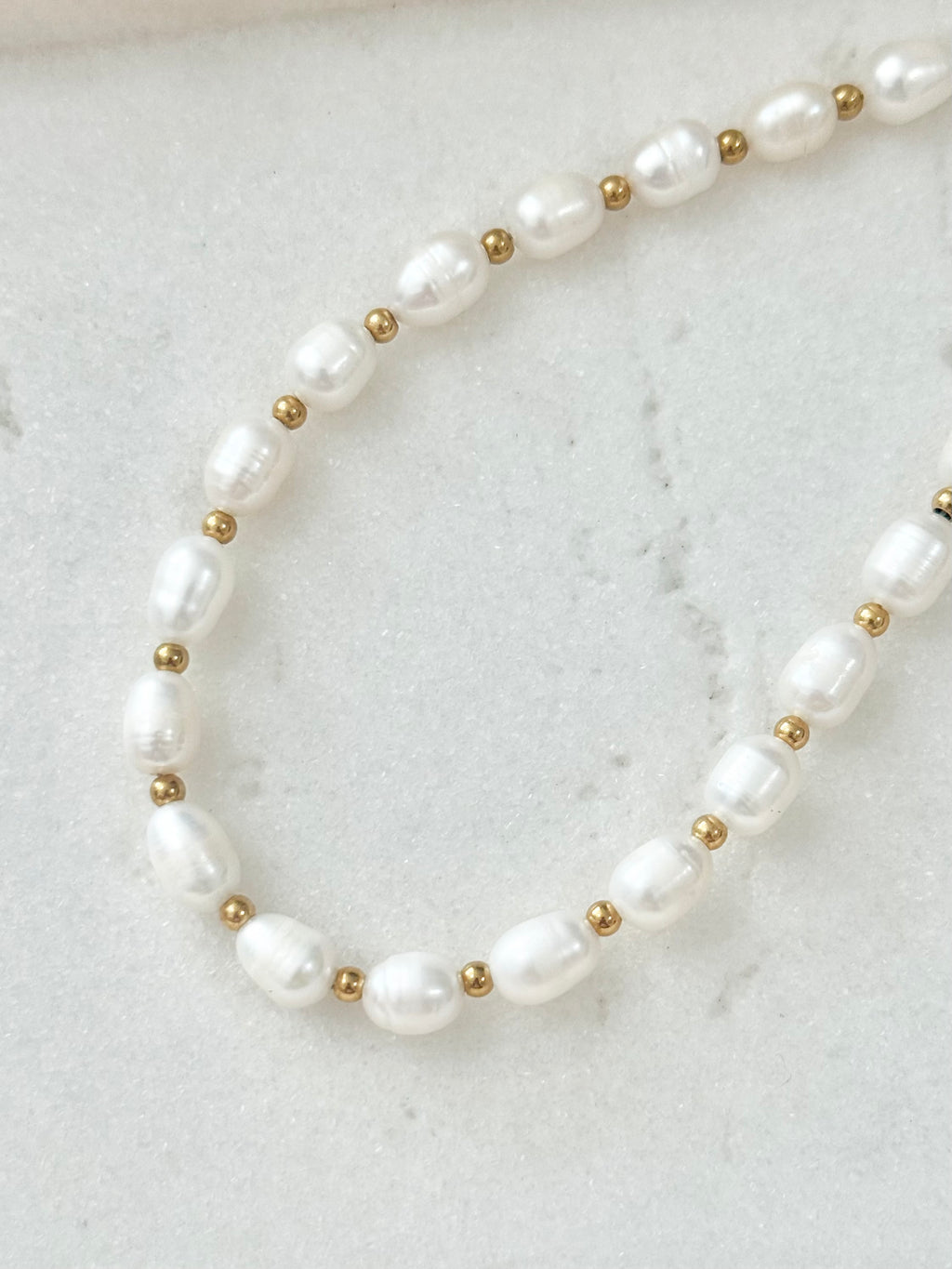 Storybook Pearl Necklace | Gold