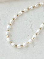 Storybook Pearl Necklace | Gold