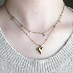 Brave Heart Necklace | Gold