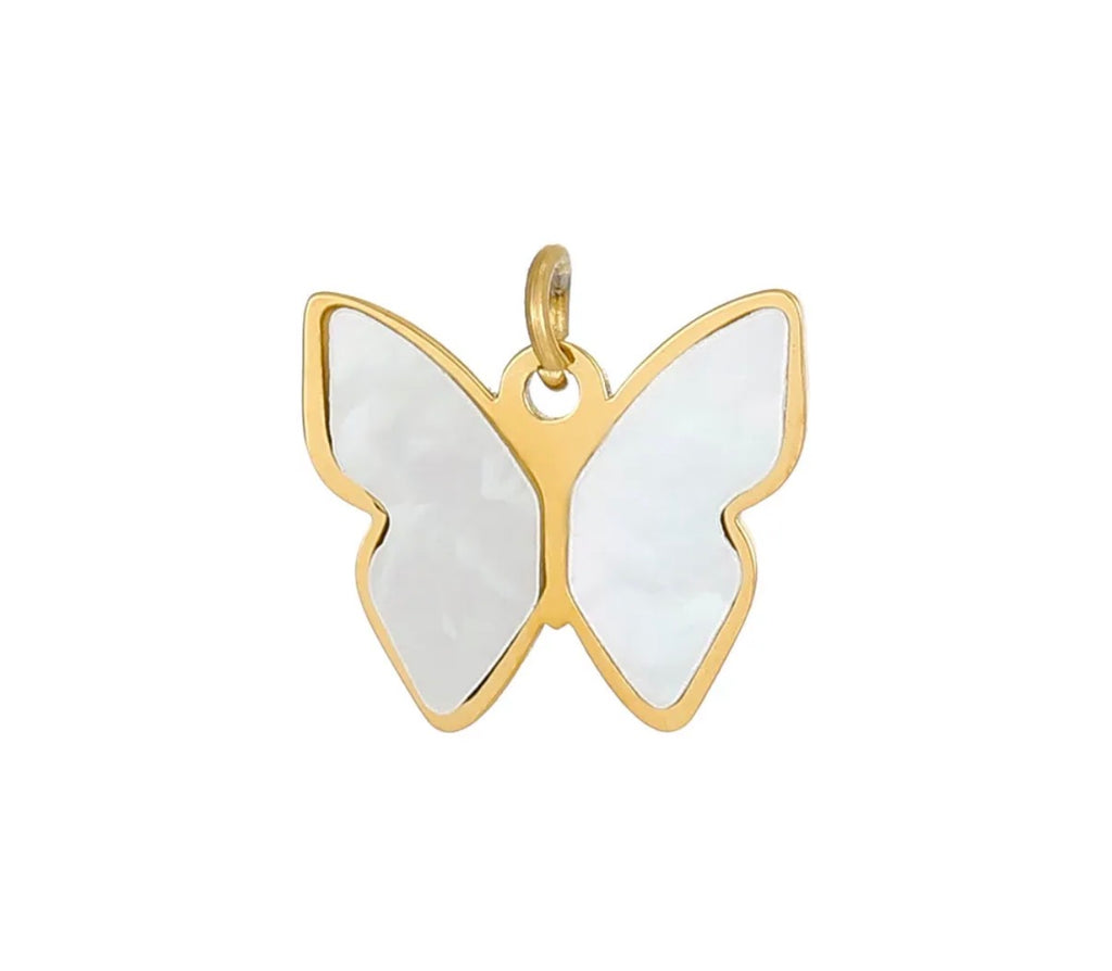 Butterfly Shell Charm