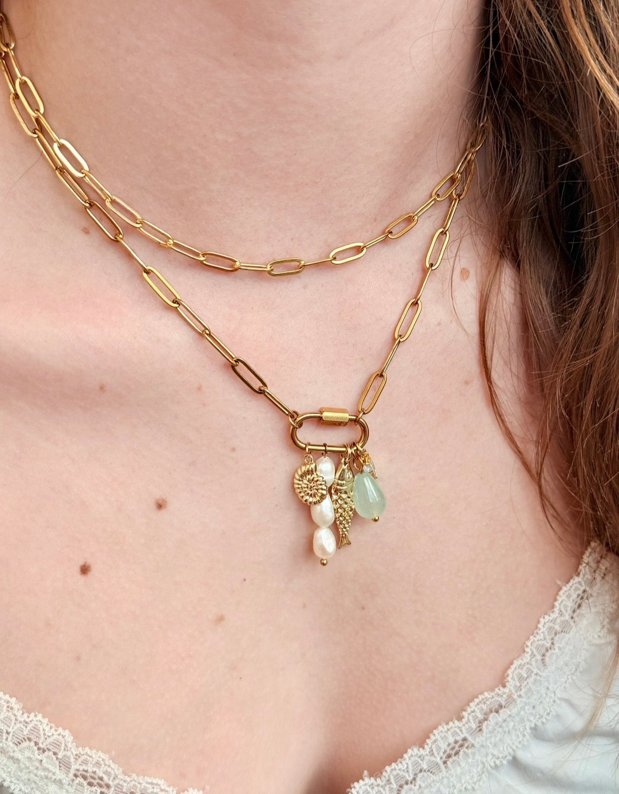 Beach Memory Charm Necklace or Bracelet