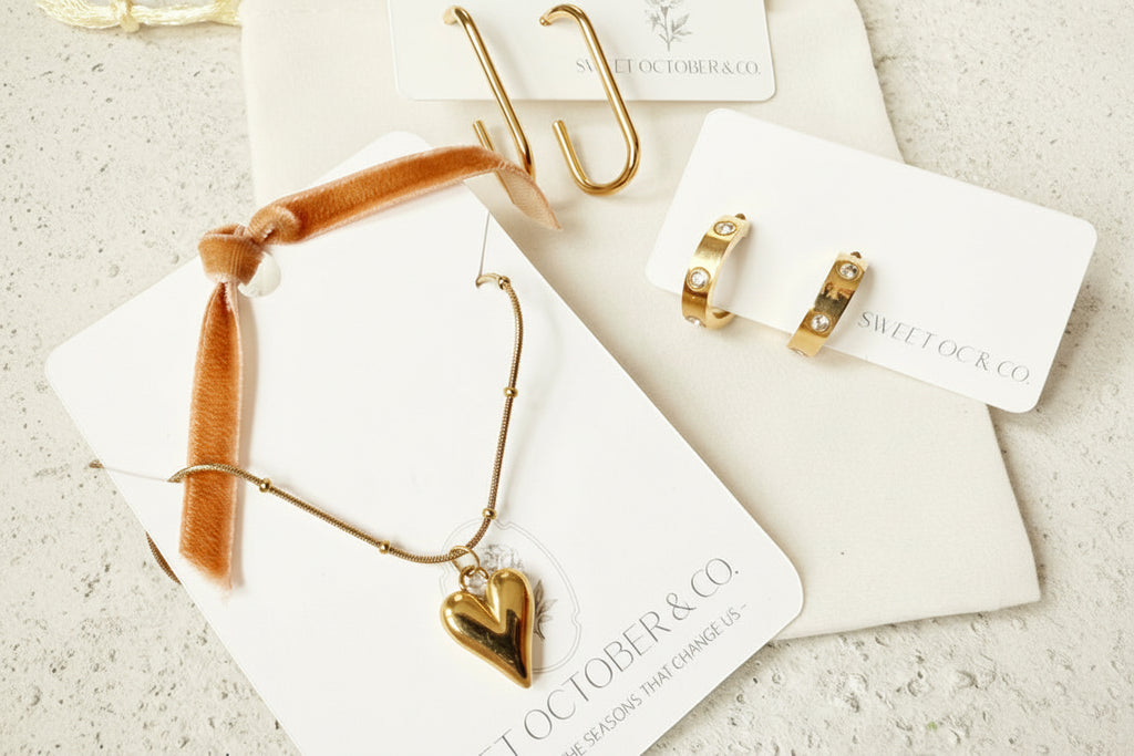 Haven Cross Necklace | Gold