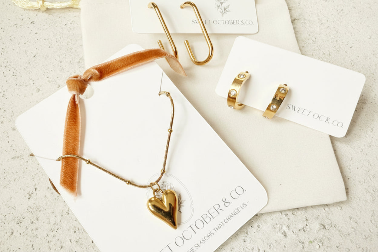 Haven Cross Necklace | Gold