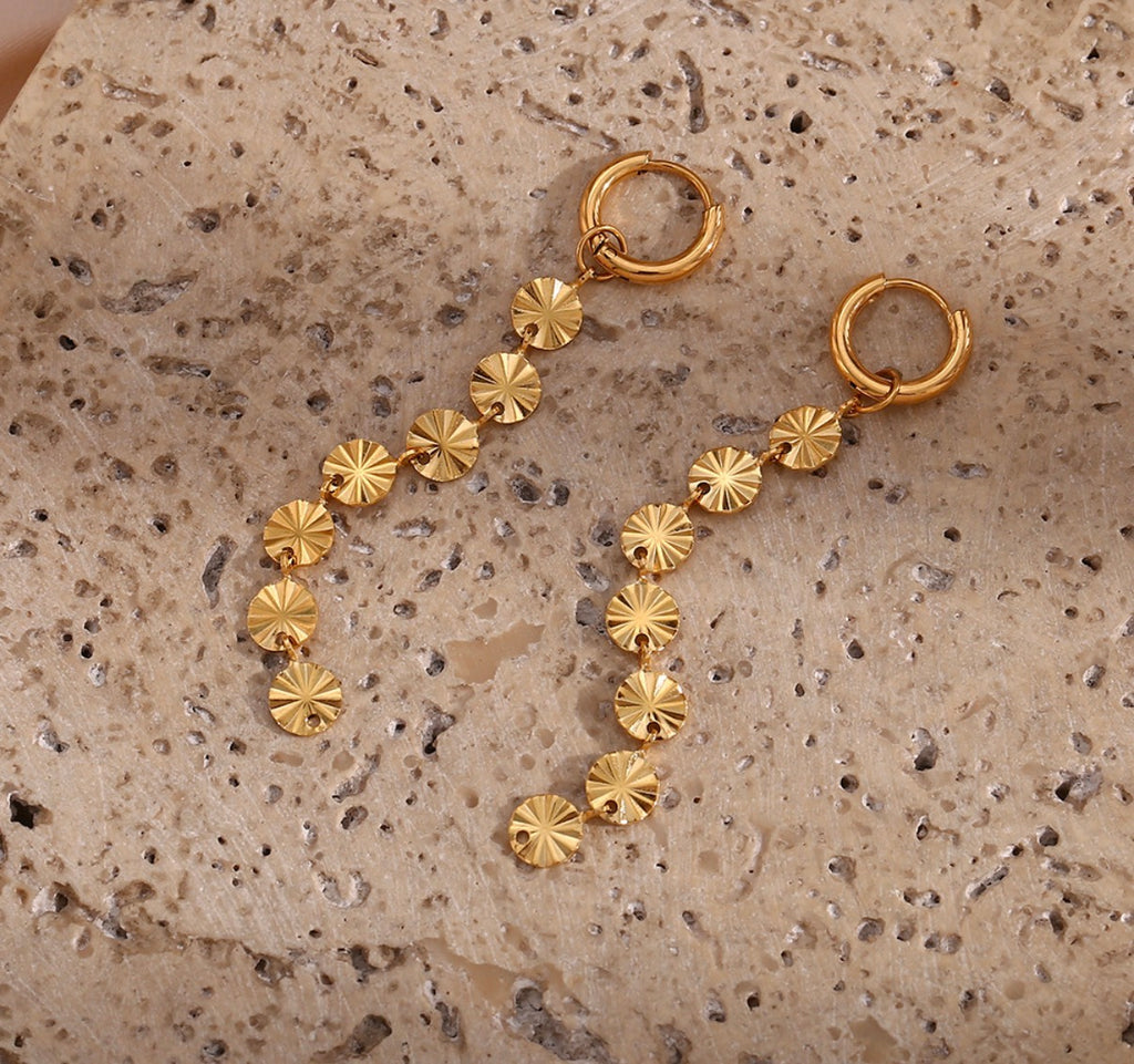 Lottie Burst Earrings | Gold