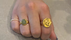Darcy Coin Ring | Gold