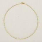 Ruth Blue Choker | Gold