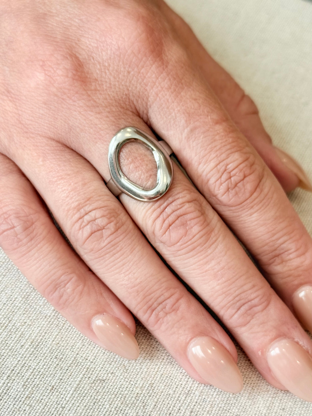 Halo Ring | Gold & Silver
