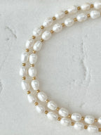 Storybook Pearl Necklace | Gold