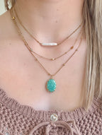 Coastal Layers Necklace Set | Gold